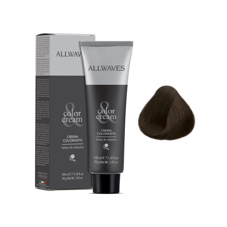 Крем-краска для волос ALLWAVES COLOR CREAM 4.00 Интенсивный средний коричневый