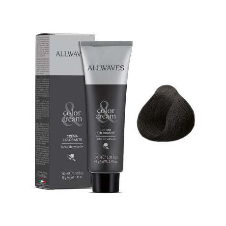 Крем-краска для волос ALLWAVES COLOR CREAM 1.0 Чёрный