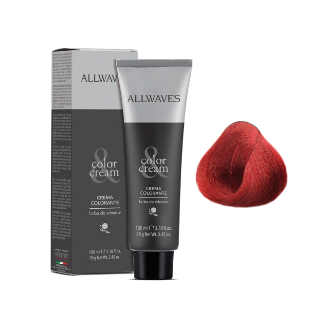 Крем-краска для волос ALLWAVES COLOR CREAM F666 Ультра красный от компании ИРИС
