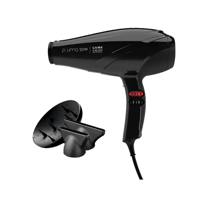 Фен для волос GAMA PLUMA 5500 OXY ACTIVE черный (SH0901) от компании ИРИС
