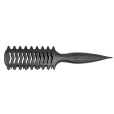 Професійна щітка COMAIR Ventbrush Curl, натуральна щетина кабана (арт. 7001474) для хвилястого і кучерявого волосся, чорна