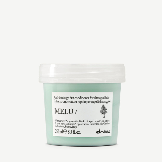 MELU conditioner - Кондиціонер проти ламкості для блиску пошкодженого та довгого волосся, 250 мл 