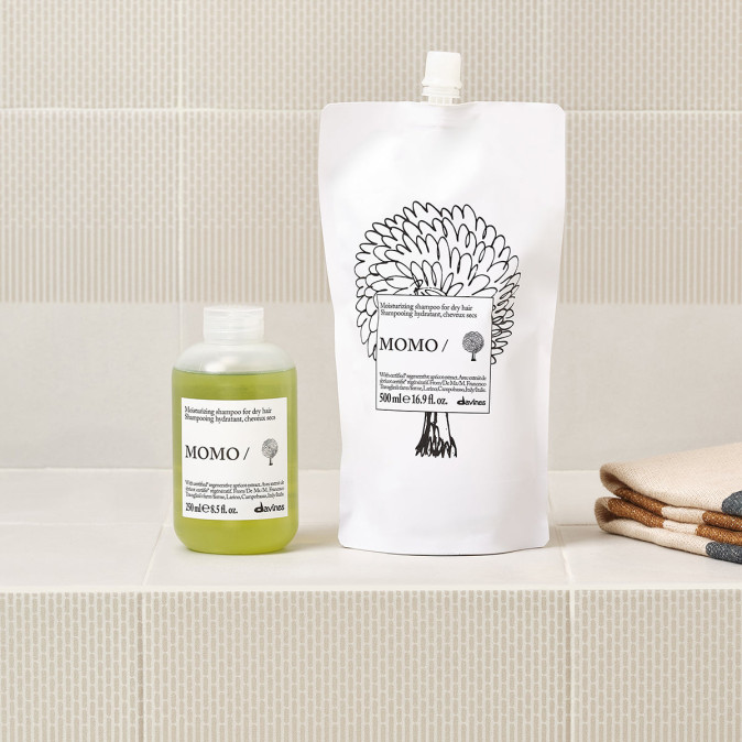 MOMO shampoo refill - Зволожувальний шампунь-рефіл для сухого волосся, 500 мл 