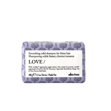 Davines LOVE smoothing Твердый шампунь для гладкости непослушных волос, 100 г