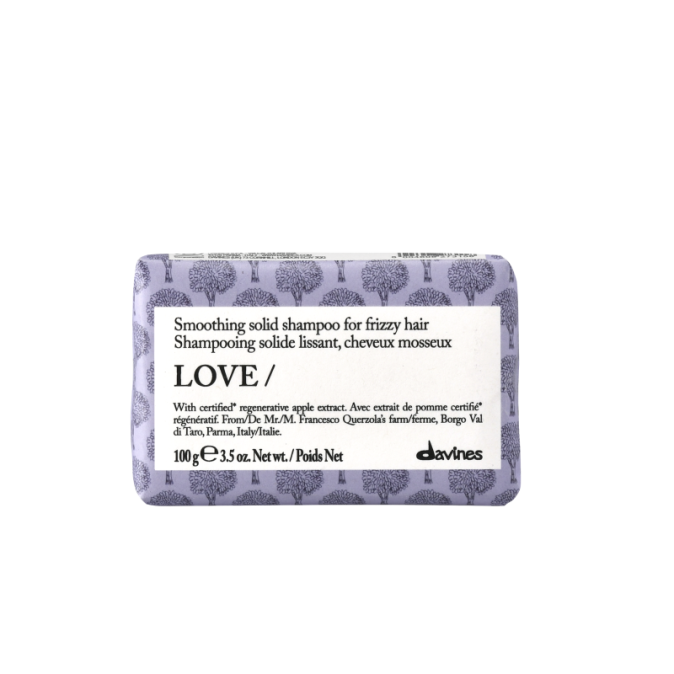 Davines LOVE smoothing Твердый шампунь для гладкости непослушных волос, 100 г от компании ИРИС