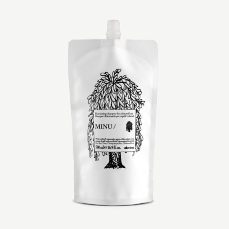 MINU shampoo refill - Шампунь-рефіл для збереження кольору фарбованого волосся, 500 мл