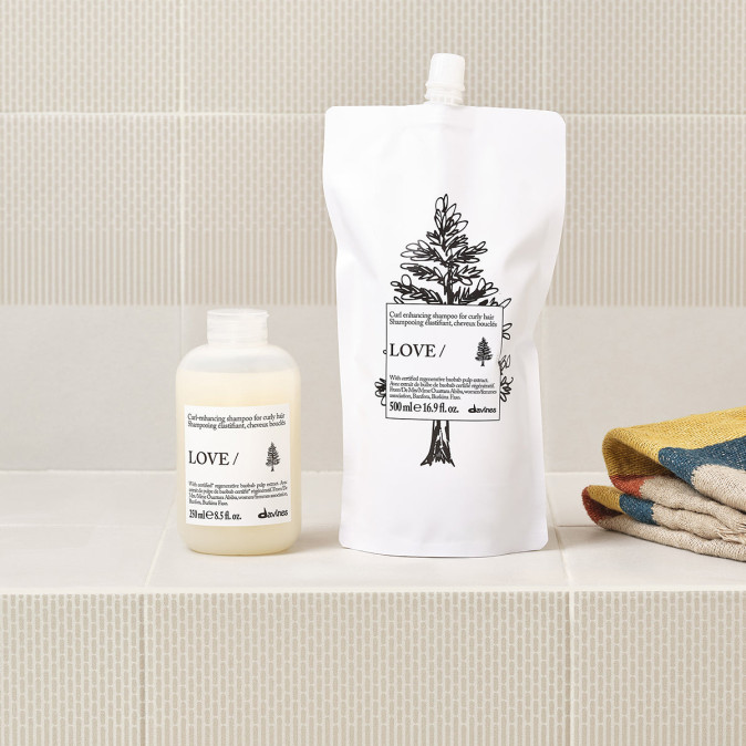 LOVE curl shampoo refill - Живильний шампунь-рефіл для кучерявого волосся, 500мл 