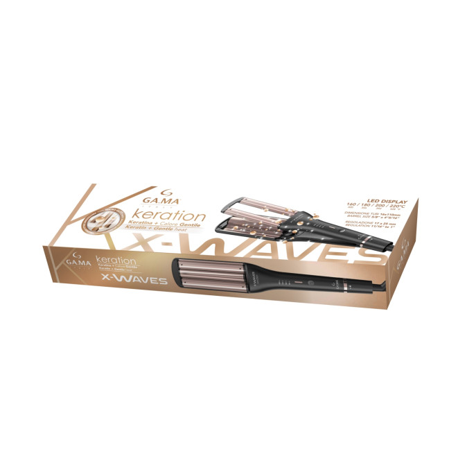 Плойка для хвиль GA.MA X-Waves Keration з LED дисплеєм GC4010 