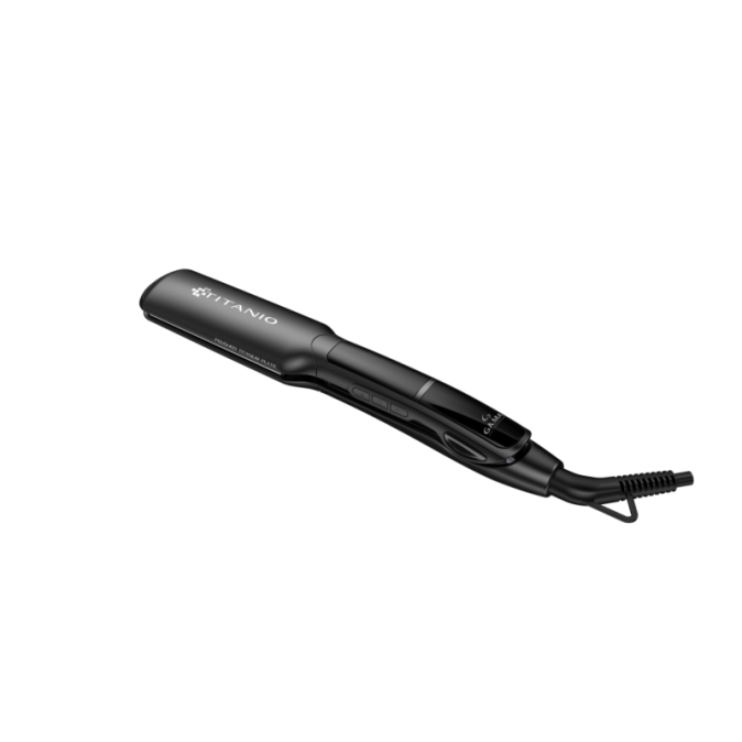 Щипці-випрямлювачі з плаваючими пластинами X - WIDE DIGITAL PTC 4D TITANIUM (GI3036) 
