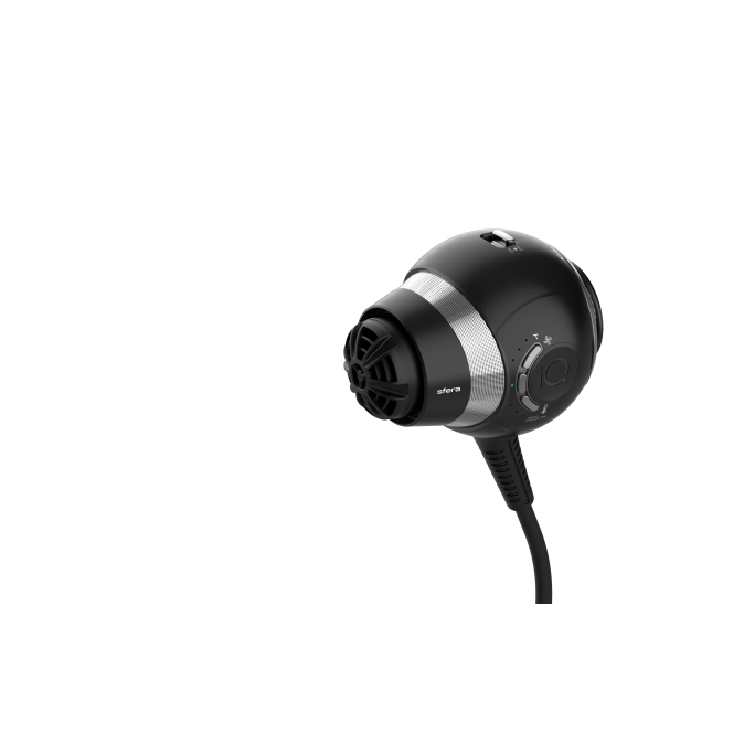Фен для волос GA.MA IQ Sfera black от компании ИРИС