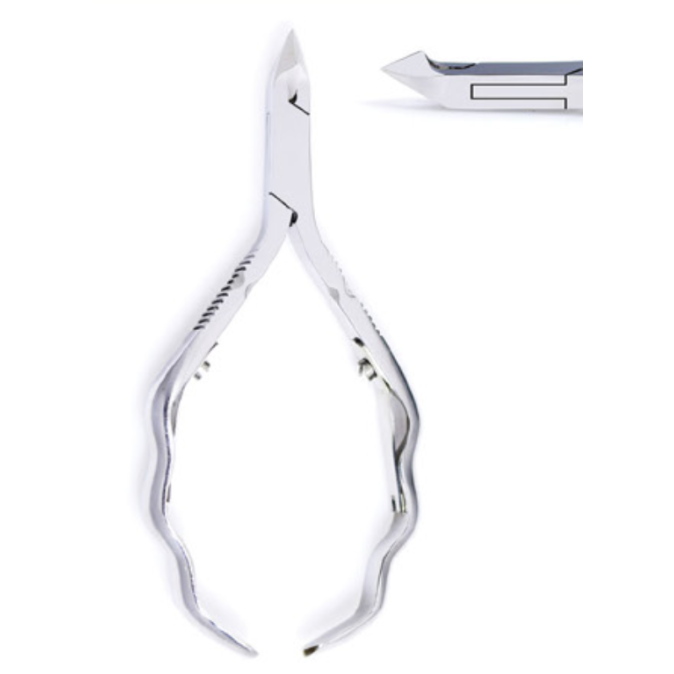 Кусачки для кутикулы IRIS 4.25", 8 мм, глянцевые, эргономичный дизайн от компании ИРИС