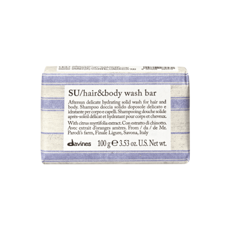 SU shampoo bar Твердий шампунь для волосся та тіла Davines, 100 г