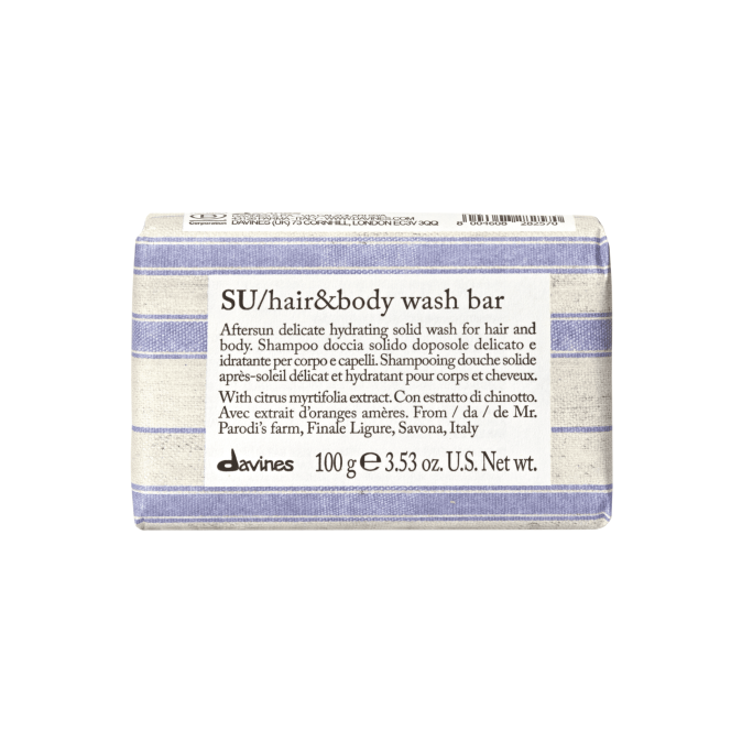SU shampoo bar Твердый шампунь для волос и тела Davines, 100 г от компании ИРИС