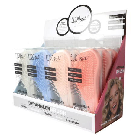 Набор щеток массажных Eurostil Detangler (07595)