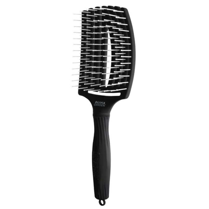 Olivia Garden Fingerbrush Care Iconic Nylon Bristles Black L (ID1394) от компании ИРИС