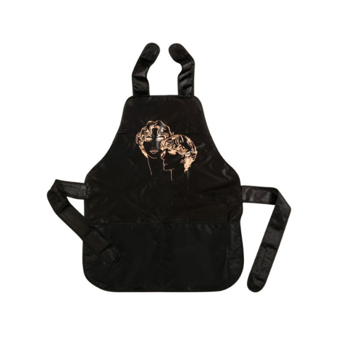 Фартук парикмахерский COMAIR Gold Faces черний 58x72 cm (3040187) от компании ИРИС