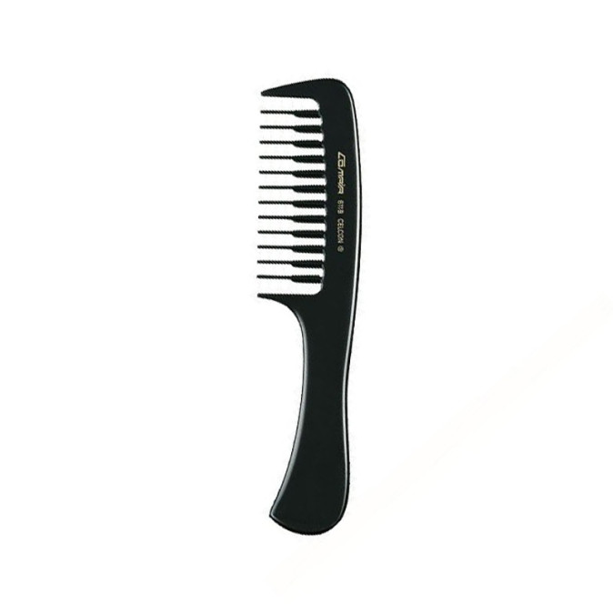 Гребінець COMAIR Black Profi Line N611B з ручкою 20.5 см (7000370) 
