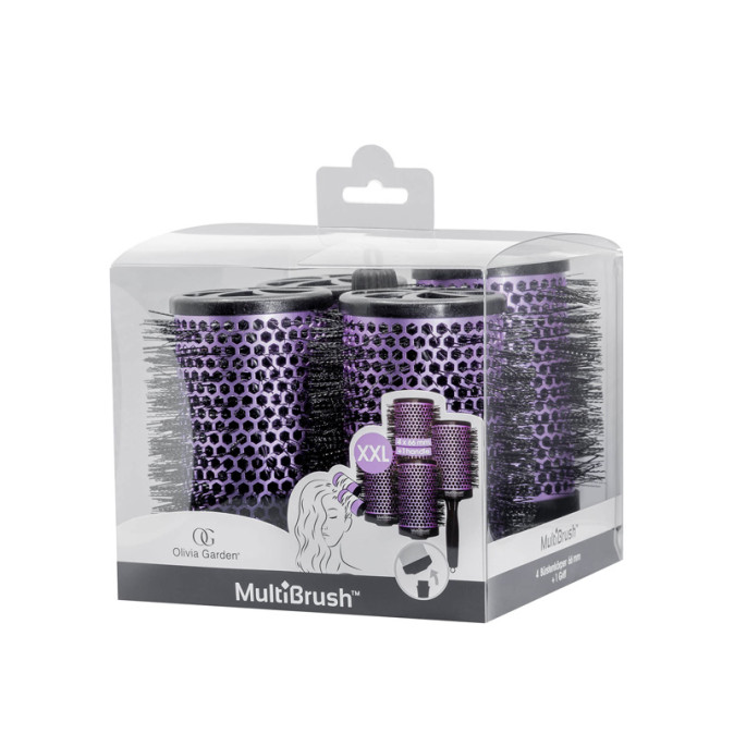Набор брашей для волос OLIVIA GARDEN Multibrush ONE SIZE kit 66 - XXL 4 шт со съемной ручкой в комплекте (OGBMBOSK66XXL) от компании ИРИС