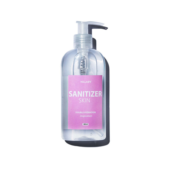Антисептик Санитайзер HiLLARY Skin SANITIZER DOUBLE HYDRATION inspiration 200 мл от компании ИРИС