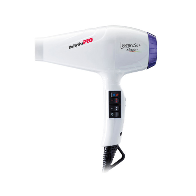 Фен для волос BaByliss PRO BAB6360IE Luminoso Plus Bianco 