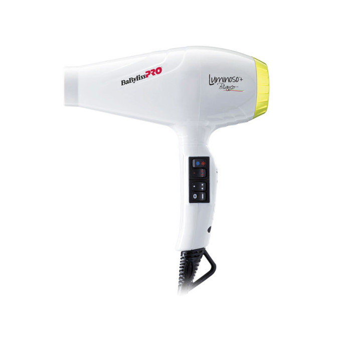 Фен для волос BaByliss PRO BAB6360IE Luminoso Plus Bianco 