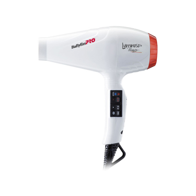Фен для волос BaByliss PRO BAB6360IE Luminoso Plus Bianco 
