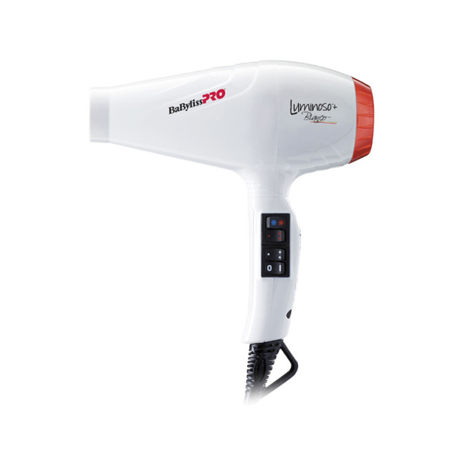 Фен для волос BaByliss PRO BAB6360IE Luminoso Plus Bianco 