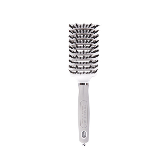 Браш для волос OLIVIA GARDEN Ceramic+ION Turbo Vent Boar Styler туннельный (OGBCITVBOST) от компании ИРИС