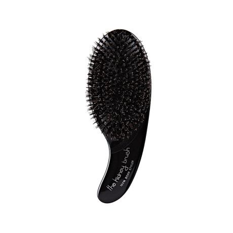 Щетка для волос OLIVIA GARDEN Kidney Brush 100% Boar щетина черная (BR-KI1PC-BOBLA)