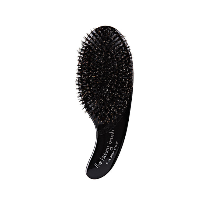 Щетка для волос OLIVIA GARDEN Kidney Brush 100% Boar щетина черная (BR-KI1PC-BOBLA) от компании ИРИС
