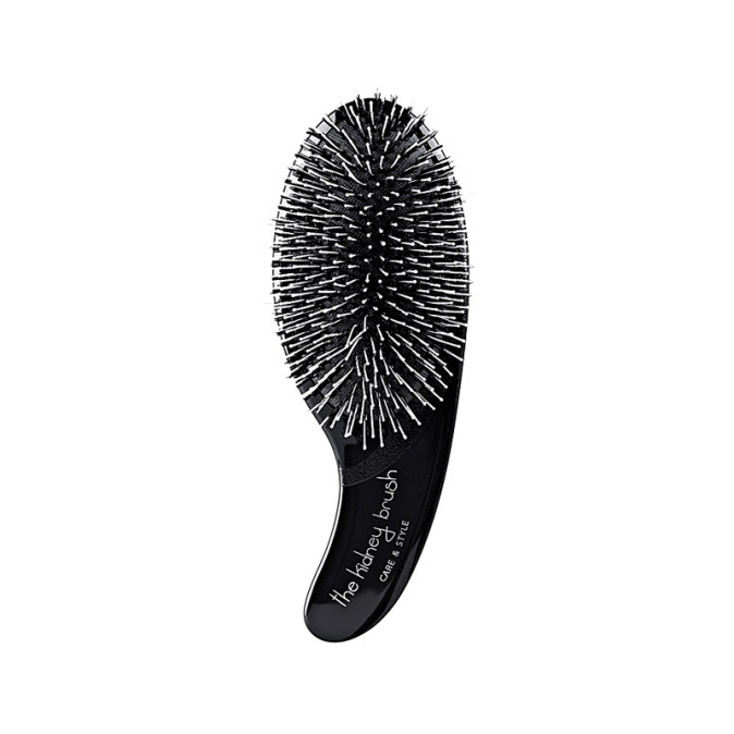 Щітка для волосся OLIVIA GARDEN Kidney Brush Care&Style чорна (BR-KI1P-CSBLA) 
