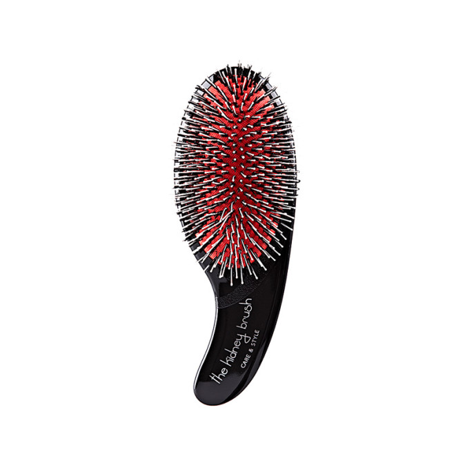 Щетка для волос OLIVIA GARDEN Kidney Brush Care&Style комб.щетина красная (BR-KI1PC-CSRED) от компании ИРИС