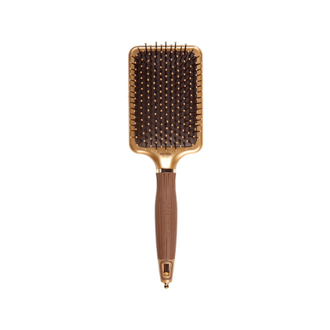Щетка массажная OLIVIA GARDEN Ceramic+ION Nano Thermic Paddle (OGBNTPDL) от компании ИРИС
