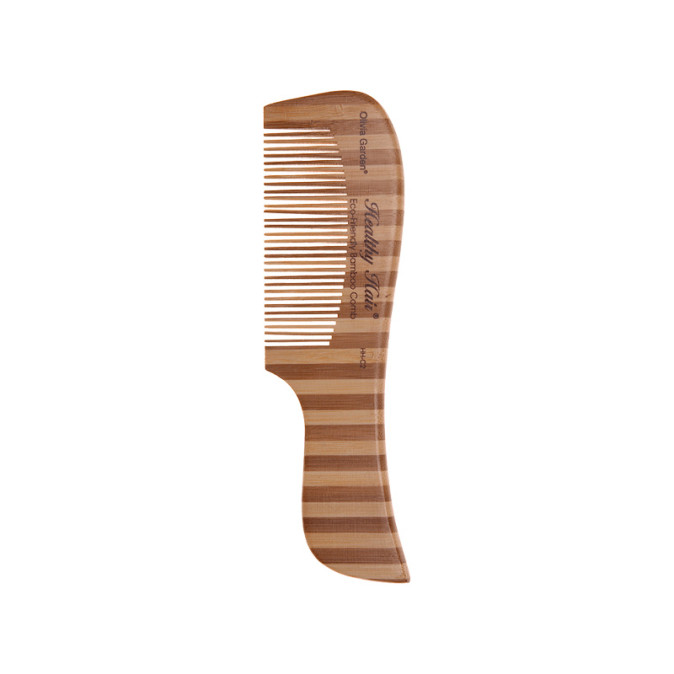 Гребінець бамбуковий OLIVIA GARDEN Healthy Hair comb 2 (OGBHHC2) 