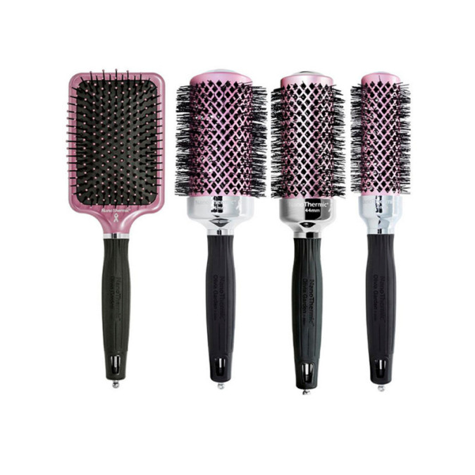 Набор брашей для волос OLIVIA GARDEN NANO THERMIC Think Pink 2019 Edition 4шт 34 44 54 NTPDL (OGBNTTPE4PC) от компании ИРИС