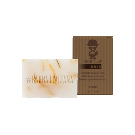 UN RICORDO Мыло успокаивающее натуральное ручной работы #Barba Italiana, 100 г